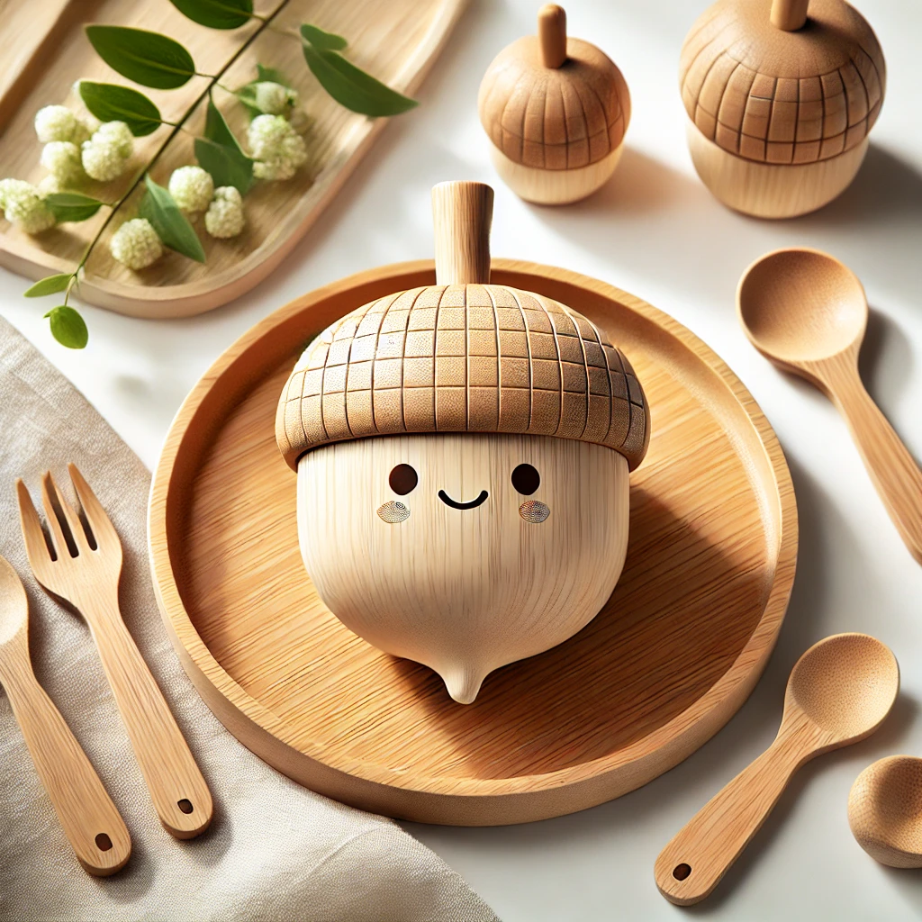 Acorn Delight Bamboo Set
